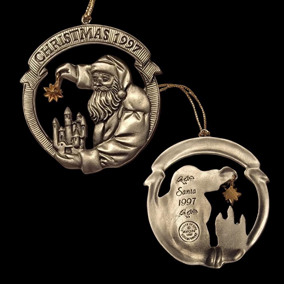 Vintage Avon Pewter Christmas Ornaments 1997 2011 choose From Santa Vintage Avon Pewter Christmas Ornaments 1997 2011 choose From Santa