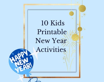 Kids New Years Eve Activities and Party Games