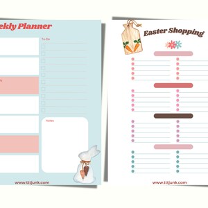 Printable Planner for the Perfect Easter Celebration! - Etsy