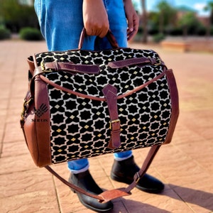 Leather travel bag, Weekender bag, Duffle bag