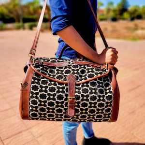 Reisetasche, Weekender, Duffle Bag, Seesack aus Leder