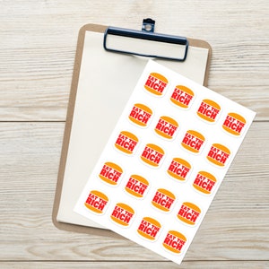 Eat the Rich Sticker sheet (20)