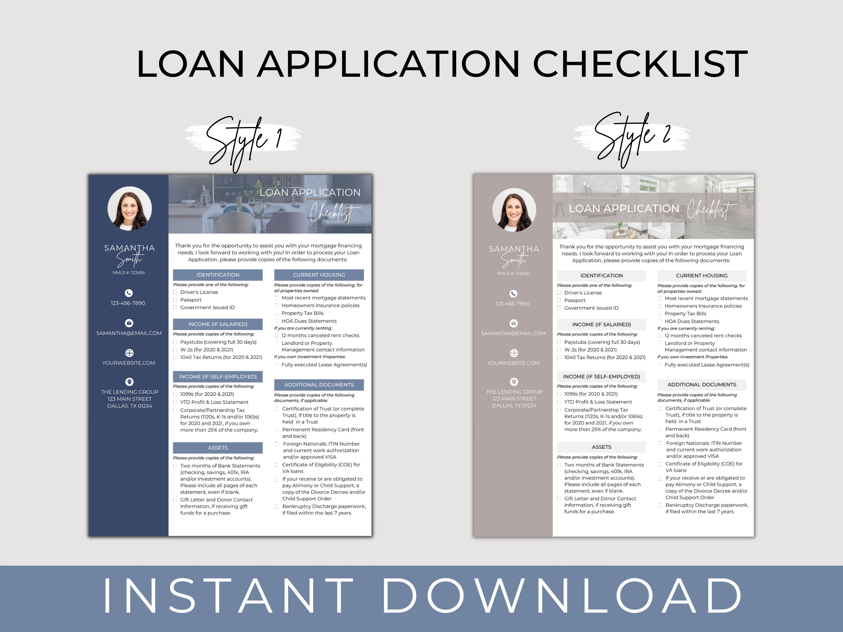 Mortgage Loan Application Checklist | Mortgage Broker, Loan Officer ... Mortgage Loan Application Checklist | Mortgage Broker, Loan Officer ...
