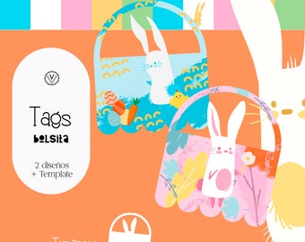 Easter Tags for bags