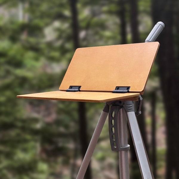 Caballete de dibujo magnético / Tablero de arte / Boceto urbano / Pintura Plein Air / Caja de viaje Pochade