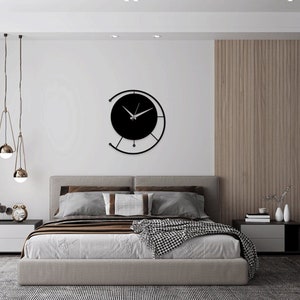Modern Clock & Watch Laser Cut SVG DXF Files - Wall Art, Engraving Template, CNC Cutting, Router, Digital Vector Design - Instant Download