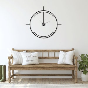 Modern Clock & Watch Laser Cut SVG DXF Files - Wall Art, Engraving Template, CNC Cutting, Router, Digital Vector Design - Instant Download