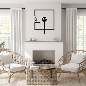 Clock & Watch Laser Cut SVG DXF Files - Wall Art, Engraving Template, CNC Cutting, Router, Digital Vector Design - Instant Download
