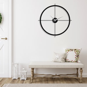 Uhr Laser geschnittene SVG-DXF Dateien - Wandkunst, Gravurvorlage, CNC-Schneiden, Fräser, digitales Vektor-Design - sofortiger Download