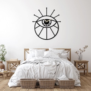 Eye Clock & Watch Laser Cut SVG DXF Files - Wall Art, Engraving Template, CNC Cutting, Router, Digital Vector Design - Instant Download