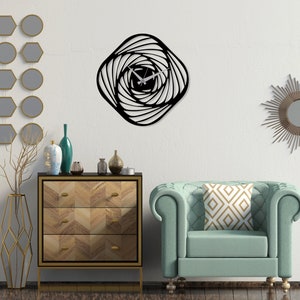 Clock & Watch Laser Cut SVG DXF Files - Wall Art, Engraving Template, CNC Cutting, Router, Digital Vector Design - Instant Download