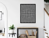 3D polygone wicker laser cut svg dxf files wall sticker engraving silhouette template cnc cutting router digital vector instant download