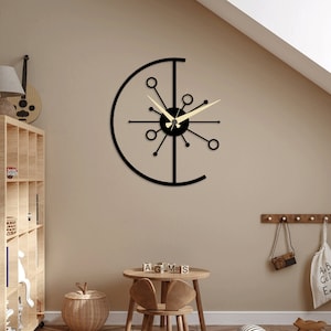 Clock & Watch Laser Cut SVG DXF Files - Wall Art, Engraving Template, CNC Cutting, Router, Digital Vector Design - Instant Download