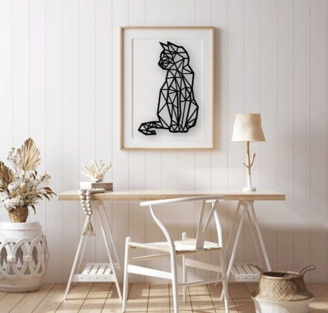 Cat Animal Laser Cut Svg Dxf Files Wall Sticker Engraving Decal Cat Animal Laser Cut Svg Dxf Files Wall Sticker Engraving Decal