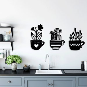 Cactus woestijn lasergesneden svg dxf-bestanden muursticker gravure sticker silhouet sjabloon cnc-snijrouter digitale vector instant download