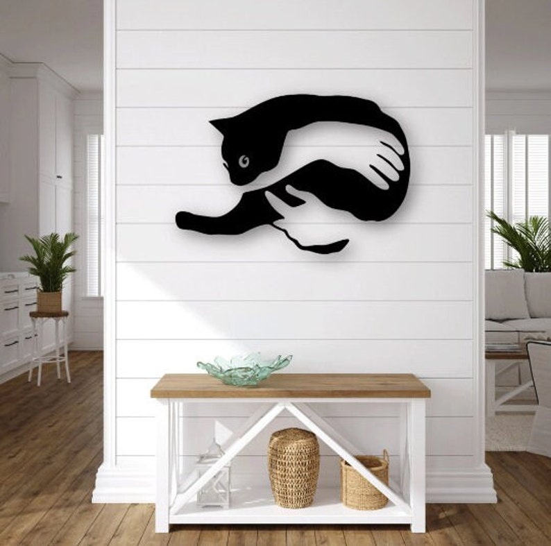 Cat Animal Laser Cut Svg Dxf Files Wall Sticker Engraving Decal Cat Animal Laser Cut Svg Dxf Files Wall Sticker Engraving Decal