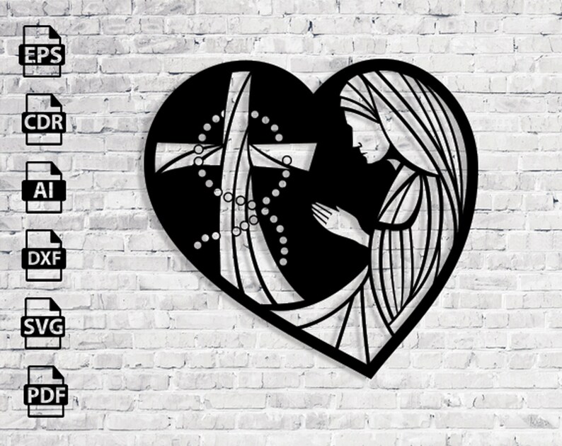 Jesus Cross Christ Messiah Laser Cut Svg Dxf Glowforge Files Wall ...