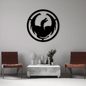 Dragon Fire laser cut svg dxf files wall sticker engraving silhouette template cnc glowforge cutting router digital vector instant download