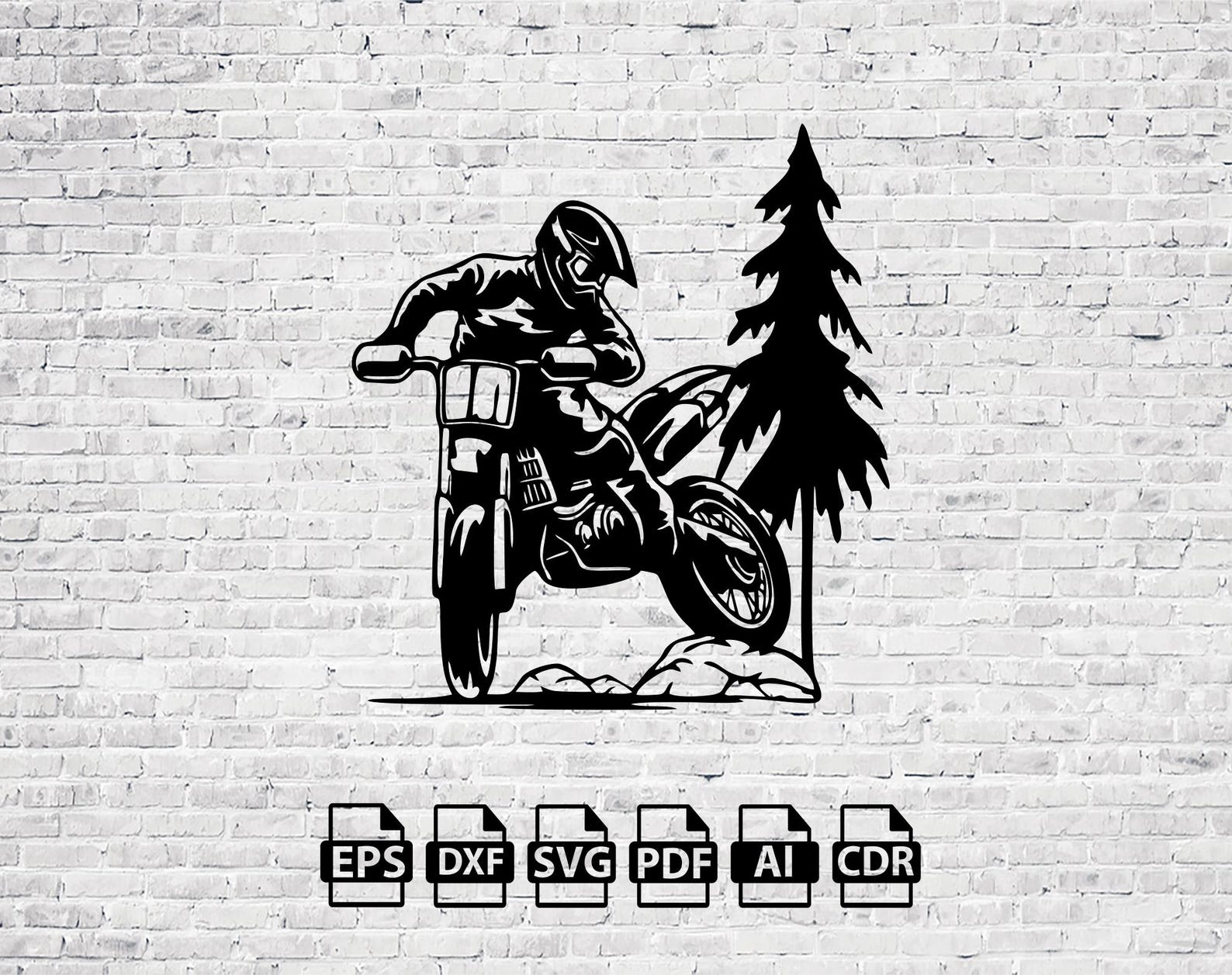 Motorcycle Router Template Motorcycle Chopper Motor Bike Laser Cut Svg Dxf Pdf Files Wall Sticker ...