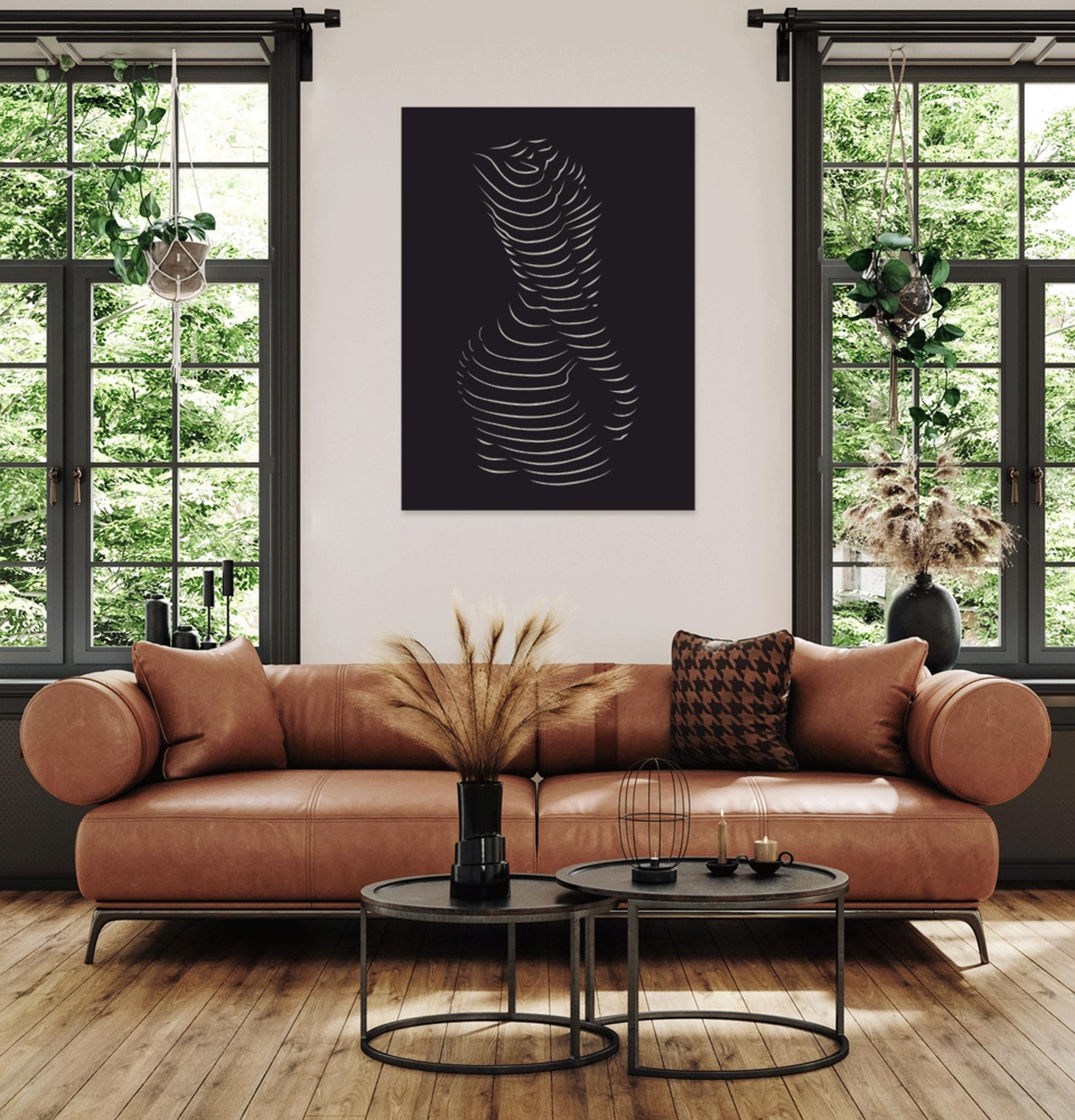 3d Women Body Laser Cut Svg Dxf Files Wall Sticker Engraving Decal ...
