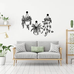 Vaas bloemen bloempot glowforge lasergesneden svg dxf-bestanden muursticker gravure sticker sjabloon cnc-snijden router digitale instant download