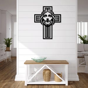 Jesus Cross Christ Messiah Laser Cut Svg Dxf Glowforge Files Wall ...