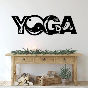 Yoga Meditation Chakra Energy laser cut svg dxf pdf files wall sticker engraving decal template cnc cutting router digital instant download