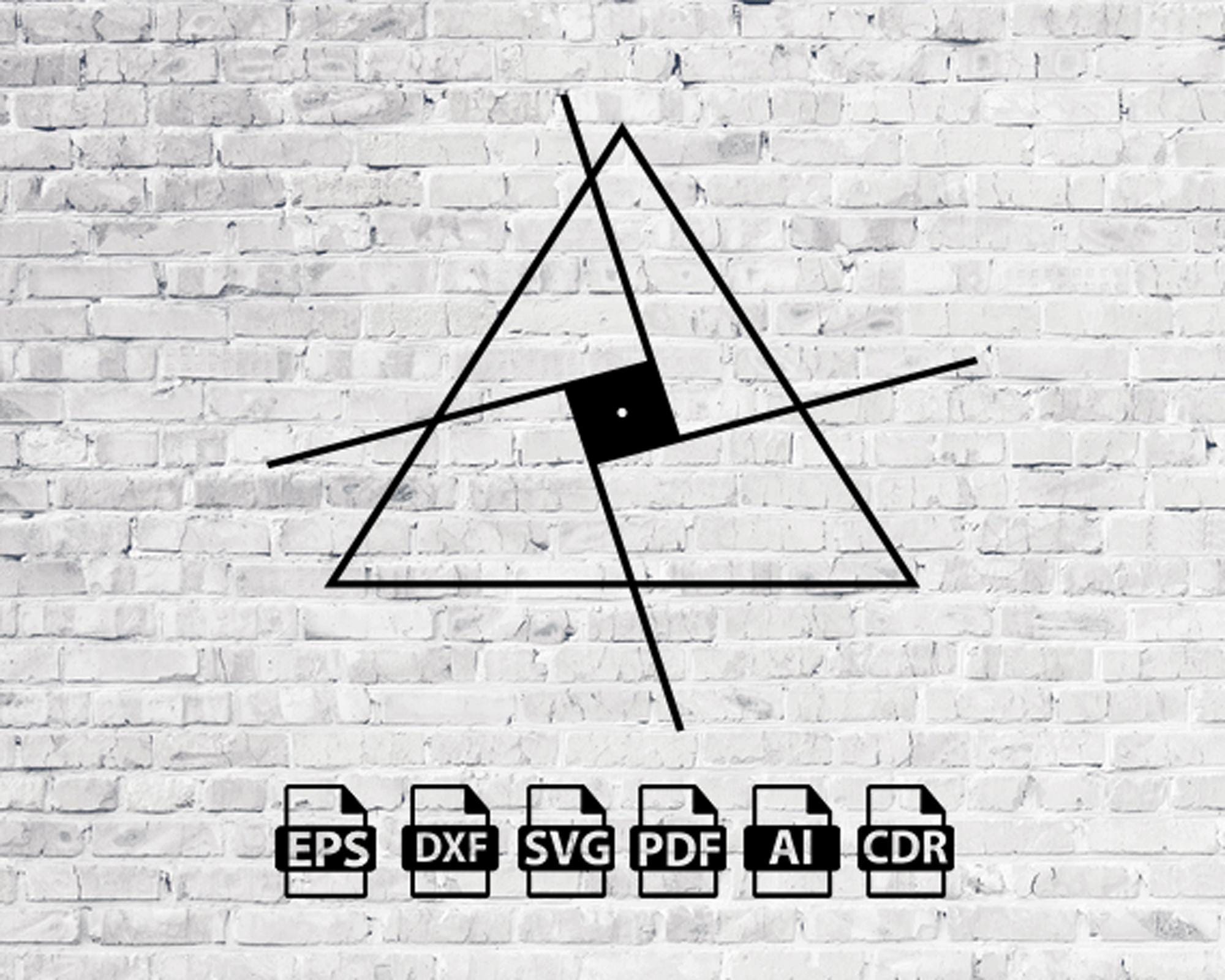 Triangle Clock & Watch Laser Cut SVG DXF Files - Wall Art, Engraving ...