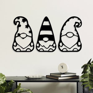 Gnome, Dwarf laser cut svg dxf files wall sticker engraving decal silhouette template cnc cutting router digital vector instant download