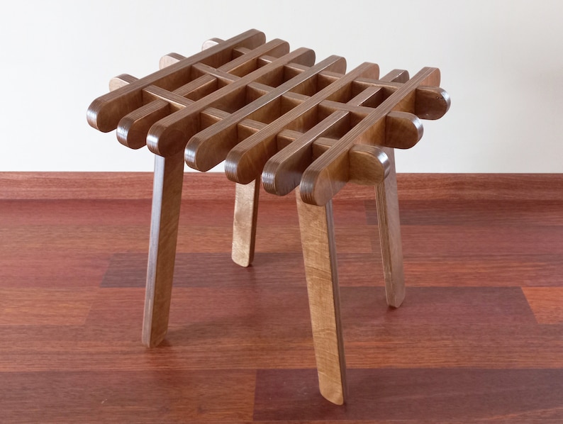 HAMAK Stool Wooden Stool MidCentury Stool CUSTOMIZABLE image 4