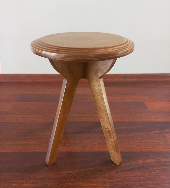 UFO Stool | Decor Side Table | Wooden Stool | Wood Plant Sool - Etsy