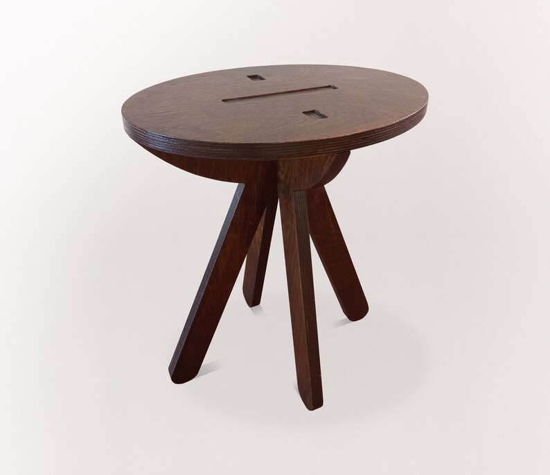 OVA Stool Decor Side Table Wooden Stool Wood Plant Sool - Etsy