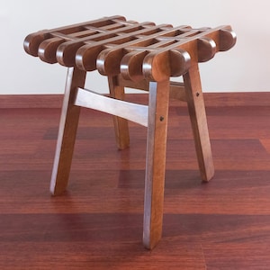ORGU Stool | Wooden Stool | MidCentury Stool | CUSTOMIZABLE