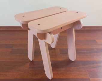 SEKER Stool | Wooden Stool | Plant Base | CUSTOMIZABLE