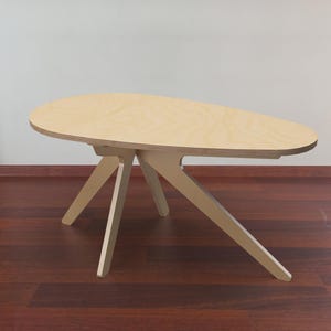 Mesa de centro EGY | Personalizável | Mesa de compensado de bétula | Desmontável |