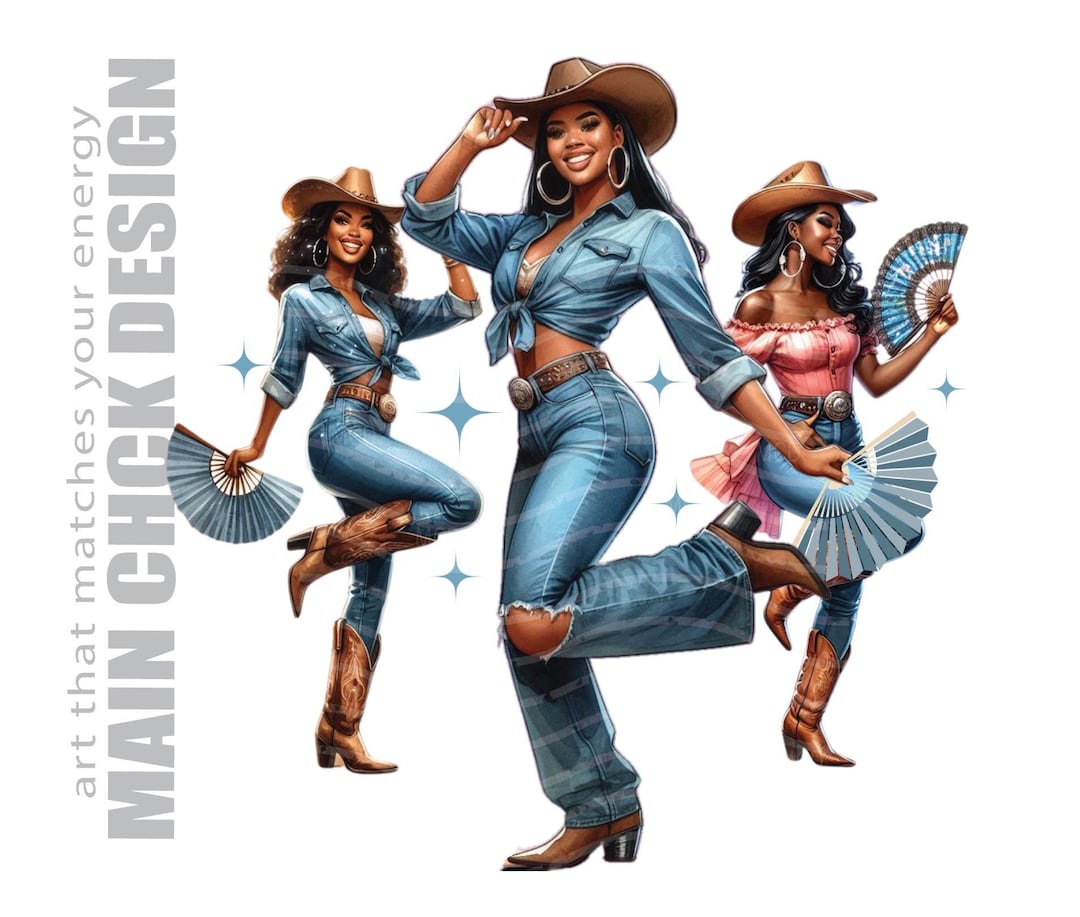 Western Dance Line Dancing Clothes And Boots Black Cowgirl Line