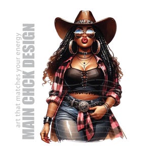 Clipart zwarte cowgirl, laarzen op de grond, lijndansen Clipart, Black Girl Magic, Black Woman Clipart, Country Western png