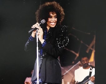 Whitney Houston Concert Photograph Minnesota 1987 Jimmy Steinfeldt Artist Proof