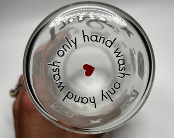 Hand Wash Only UV DTF Stickers for Hand Made Glasses by the sheet- No Heat Needed - Ready to Ship!