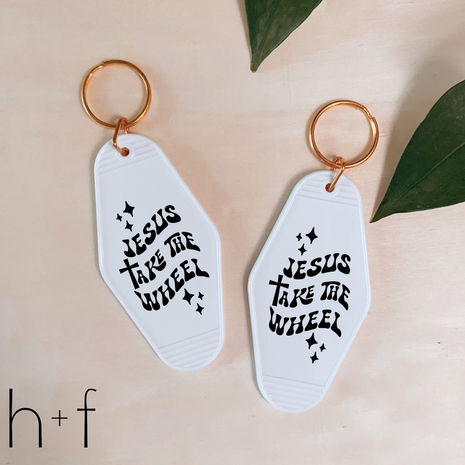 Jesus Takes the Wheel {Acrylic Keychain} Jesus Takes the Wheel {Acrylic Keychain}