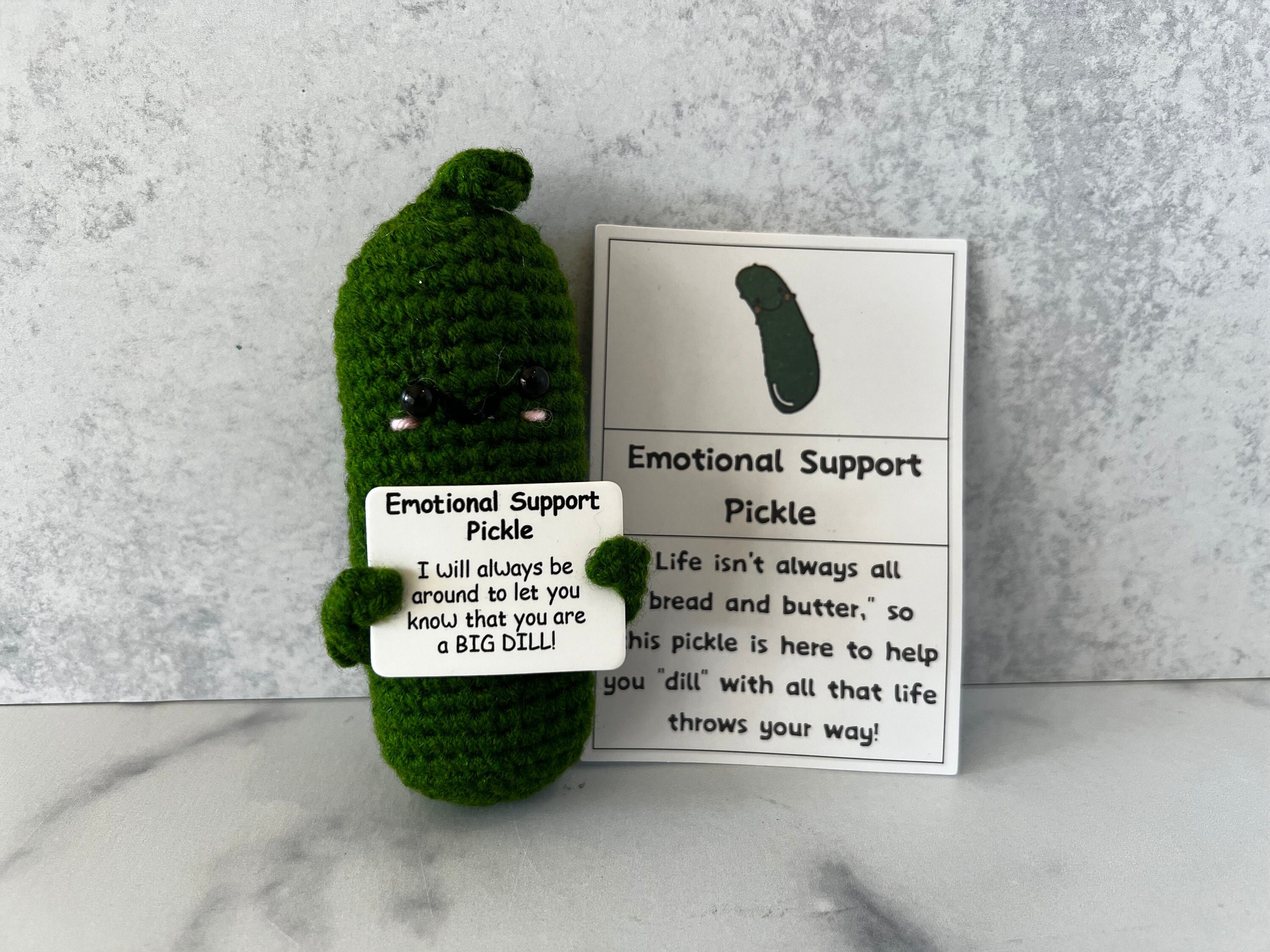 Emotional Support Pocket Pickles, Printable, Back to School