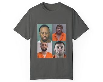 Pro Golfer Mug Shot Comfort Colors T Shirt