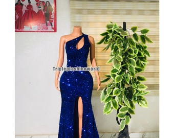 Blue Prom Dress, Homecoming Dress Luxury Dress Birthday Dress, Engagement  Dress - Etsy UK