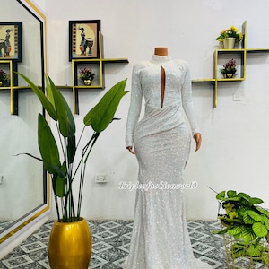 African prom dress,party dress,wedding reception dresses,homecoming party dress,floor length dresses,bride made dresses,African women dress