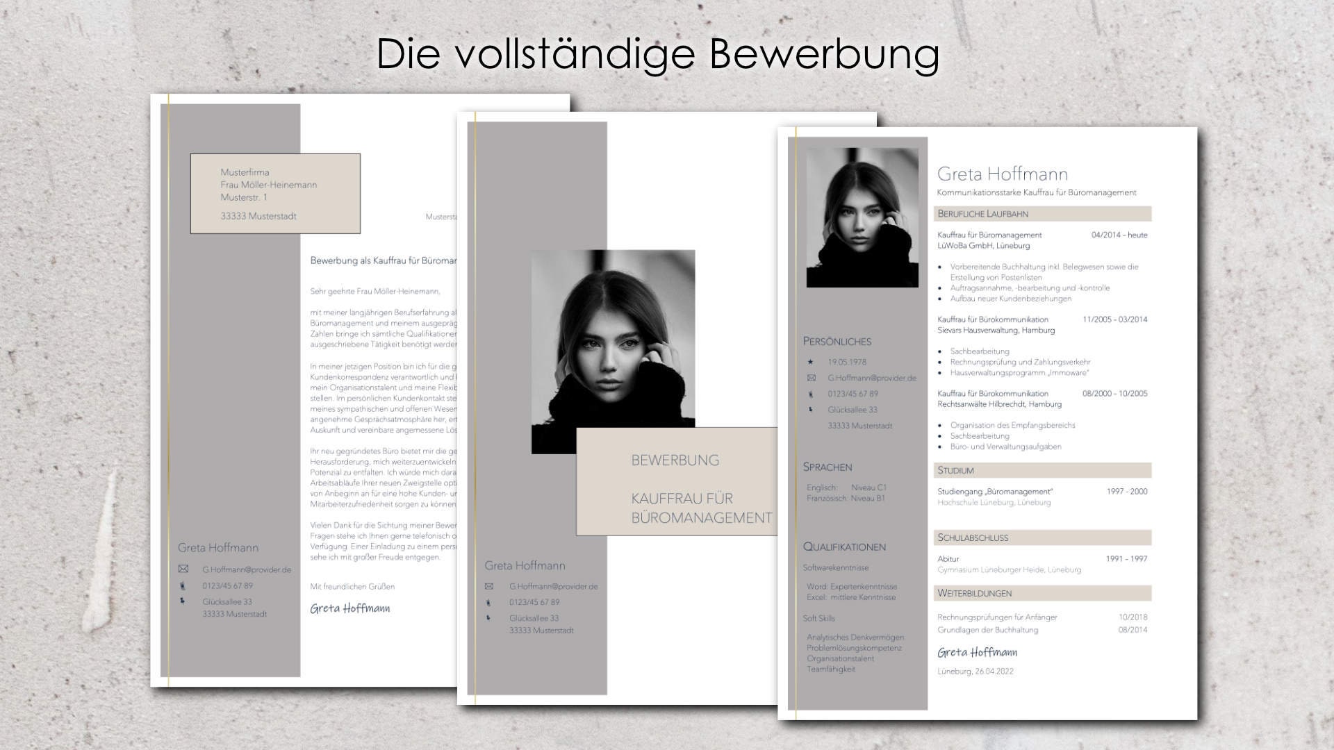 Professional Application Templates: CV Cover Sheet Sample - Etsy
