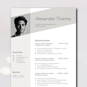 Plantillas de aplicación para hombres/hombres. Entrenador de aplicaciones: CV, CV, hoja de presentación, carta de presentación. Palabra. Código QR. Alemán. Incluyendo formulaciones de muestra.