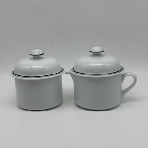 Dansk Christianshavn Green Creamer and Sugar Set Discontinued