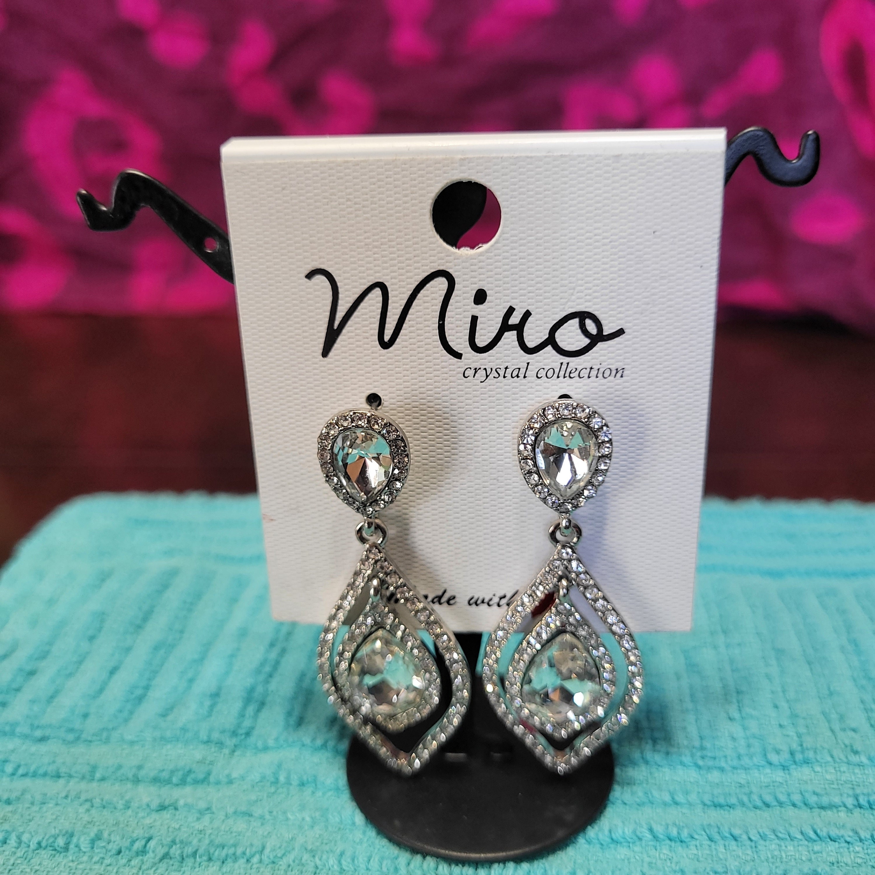 Miro crystal collection earrings deals