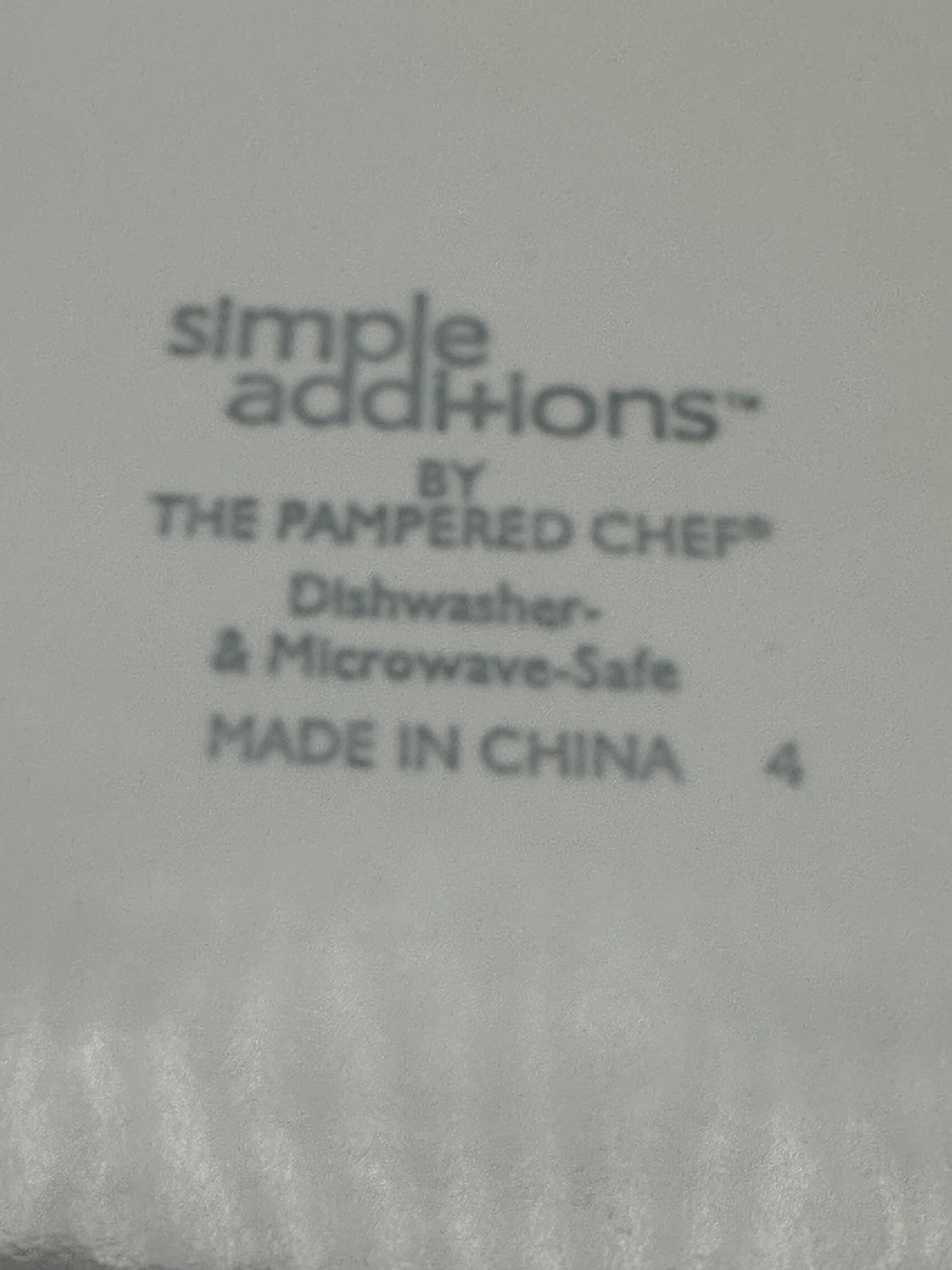 Pampered Chef Simple Additions – Petits Carrés Canneberge (lot De 4) Neufs