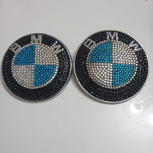 Logo BMW Kaput stü Arma Süs Komple Elmas Taşlı - (Renk Seçenekli) Décoration de voiture